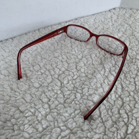 Coach Davina eyeglass frames Burgundy 48 15 135 mm Work Trendy Artsy Butterfly - Picture 5 of 10